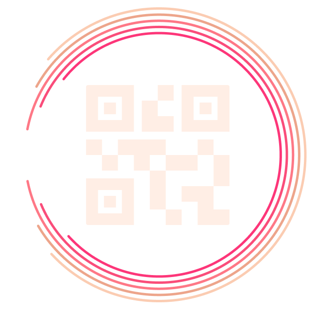 square with color palettes of pink